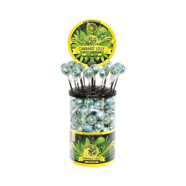 Piruleta cannabis energy skunk - 100 unidades | MULTITRANCE