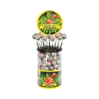 Cannabis strawberry lollipop - 100 pcs | MULTITRANCE Cannabis strawberry lollipop - 100 pcs | MULTITRANCE