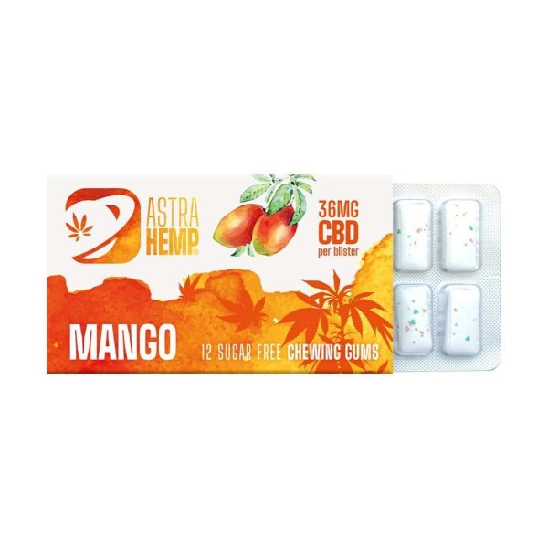 Kaugummi CBD Mango | ASTRA HEMP