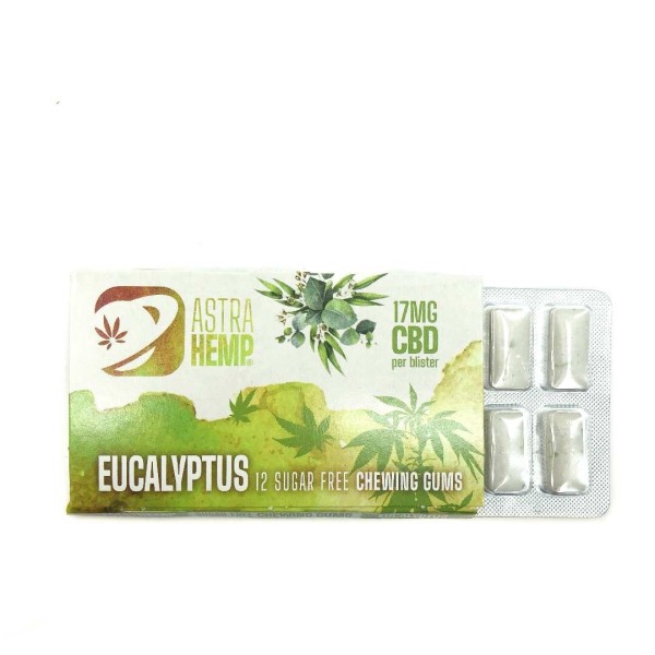 Kaugummi CBD Eukalyptus | ASTRA HEMP