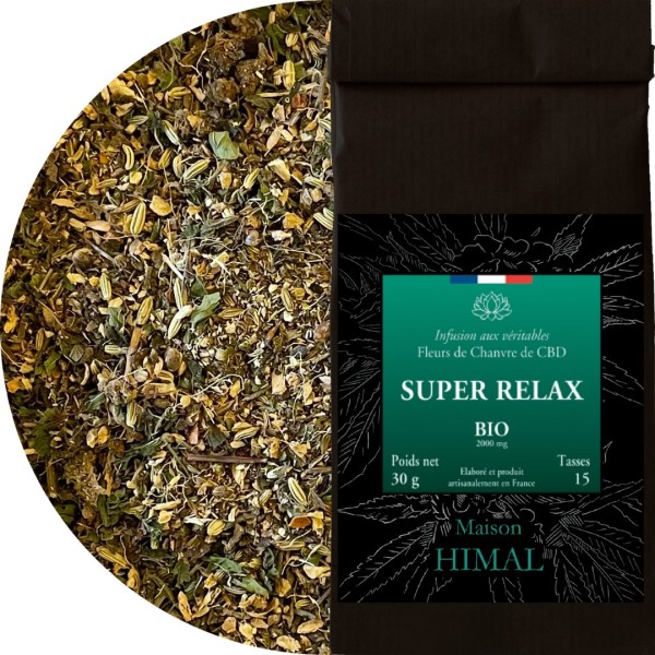 Bio CBD-Kräutertee Super Relax - lose | MAISON HIMAL