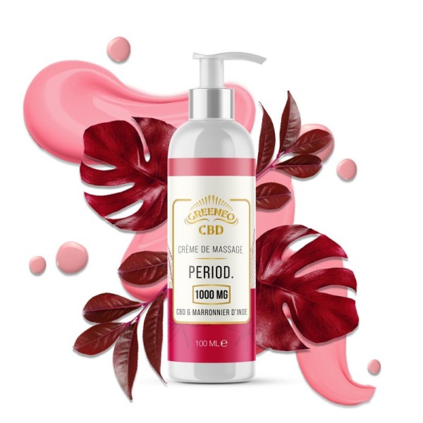 Creme de massagem CBD period | GREENEO