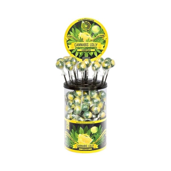 Piruleta de cannabis con limón - 100 uds | MULTITRANCE
