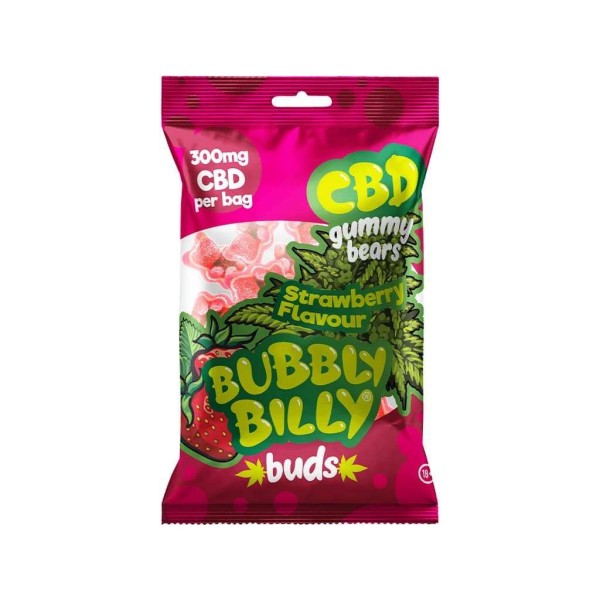 Goma CBD de morango | BUBBLY BILLY