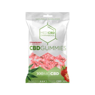 Goma de CBD sabor morango | MEDICBD