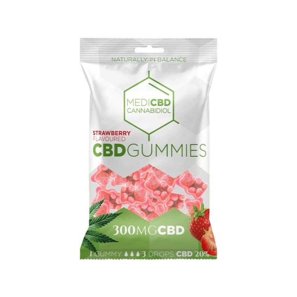 Goma de CBD sabor morango | MEDICBD