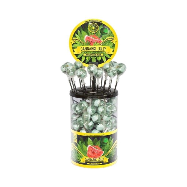 Cannabis watermelon lollipop - 100 pcs | MULTITRANCE