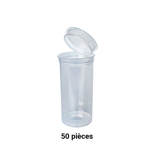 Transparenter Pop-Behälter 50ml - 50 Stück