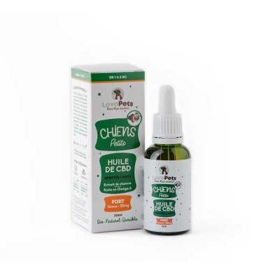 Óleo CBD orgânico 50mg espectro amplo para cães pequenos | LOVAPETS Óleo CBD orgânico 50mg espectro amplo para cães pequenos | LOVAPETS