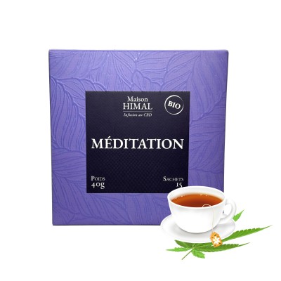 Infusión orgánica de CBD para meditación | MAISON HIMAL Infusión orgánica de CBD para meditación | MAISON HIMAL