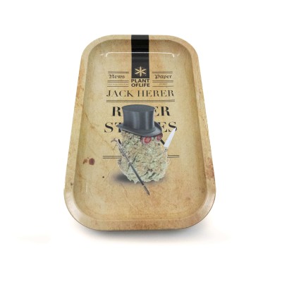 Jack Herer Light Rolling Tray | PLANT OF LIFE