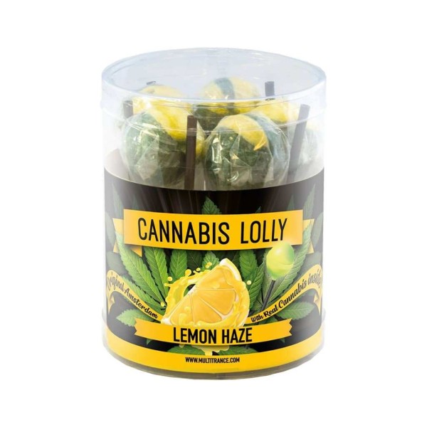Zitronen-Cannabis-Lutscher - 10 Stück | MULTITRANCE