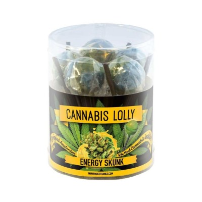 Piruleta cannabis energy skunk - 10 uds | MULTITRANCE Piruleta cannabis energy skunk - 10 uds | MULTITRANCE