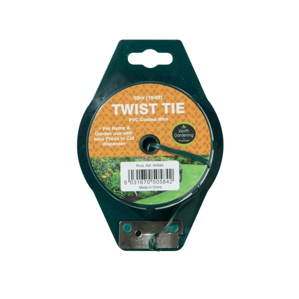 Plastic-coated twisted wire 50m