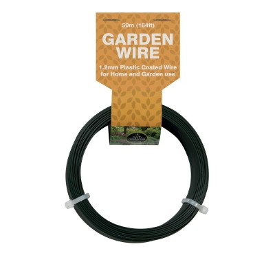 50 m di filo da giardino 1,2 mm rivestito in plastica