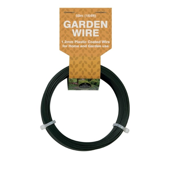 50 m di filo da giardino 1,2 mm rivestito in plastica