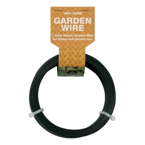 100 m di filo da giardino 1,2 mm rivestito in plastica