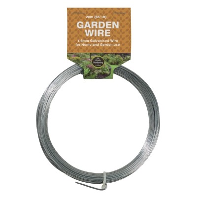20 m de alambre para jardín galvanizado de 1,6 mm