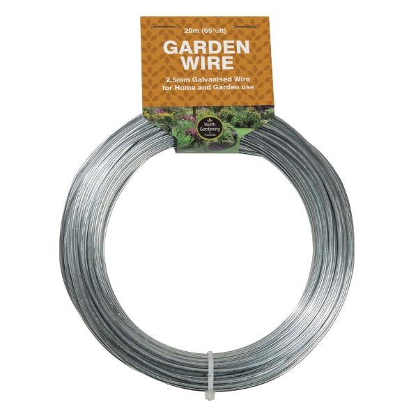 20 m Gartendraht 2,5 mm verzinkt