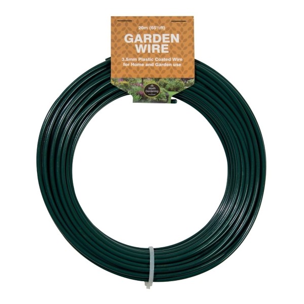 20 m di filo da giardino 3,5 mm rivestito in plastica