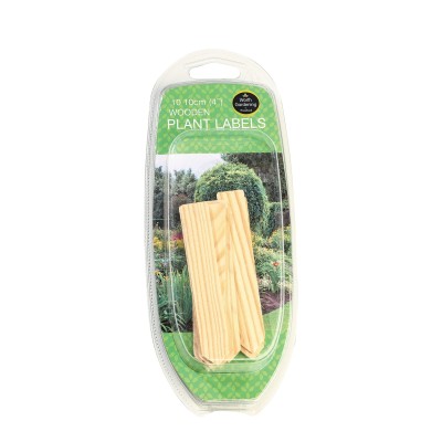 Etichette per piante in legno da 10 cm