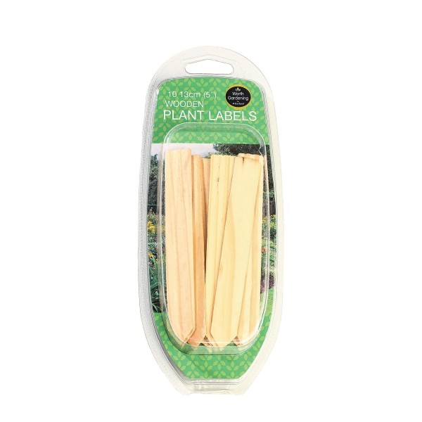 Etichette per piante in legno da 13 cm