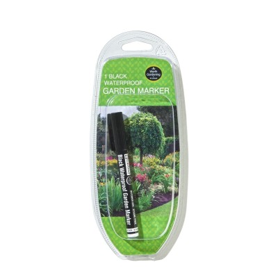Marcatore da giardino impermeabile nero Marcatore da giardino impermeabile nero
