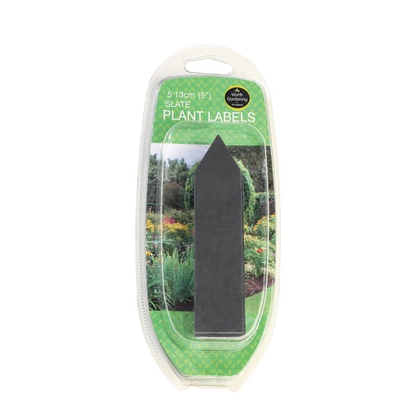 Slate Plant Labels 13 cm Set of 5