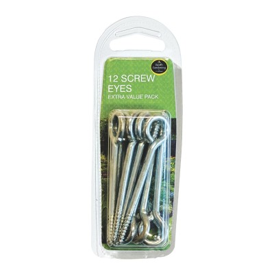 Pack of 12 screw hooks Pack of 12 screw hooks