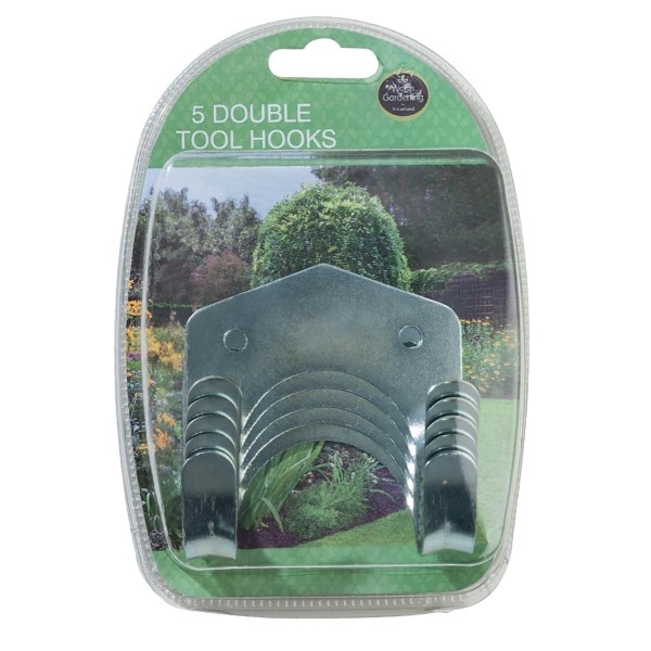Doppelhaken-Werkzeughalter 5er-Set